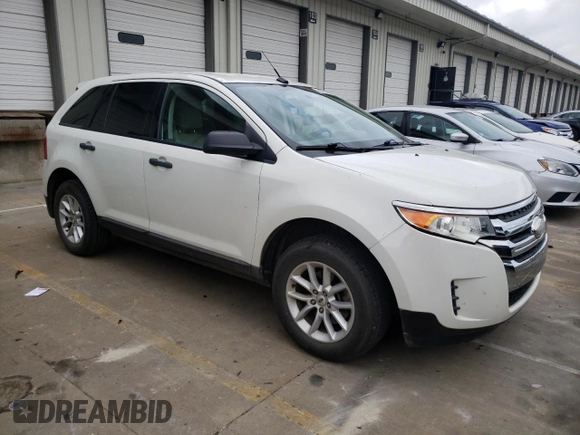 2013 Ford Edge SE with VIN 2FMDK3GC6DBB05350, listed as a Copart auction lot 59373375 with 123,339 mi miles and Salvage title. Bid and sale history available at DreamBid. Image 4.