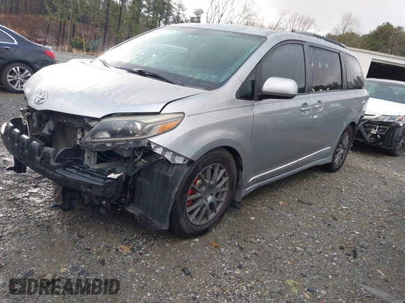 2016 Toyota Sienna SE with VIN 5TDXK3DC4GS727356, listed as a IAAI auction lot 41716236 with 225,140 mi miles and . Bid and sale history available at DreamBid. Image 21.