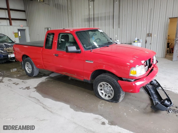 2011 Ford Ranger XLT with VIN 1FTLR4FE4BPA67126, listed as a Copart auction lot 52408545 with 126,816 mi miles and Salvage Title. Bid and sale history available at carsss.com. Image 4.