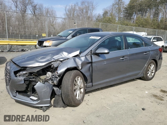 2019 Hyundai Sonata SE with VIN 5NPE24AF9KH774764, listed as a Copart auction lot 47112355 with 82,830 mi miles and Salvage Title. Bid and sale history available at DreamBid. Image 1.