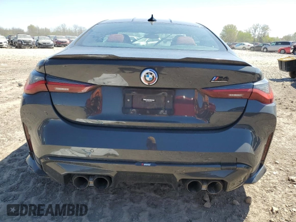 2022 BMW M4 Competition xDrive with VIN WBS43AZ09NCK80159, listed as a Copart auction lot 51842864 with 0 mi miles. Bid and sale history available at carsss.com. Image 6.