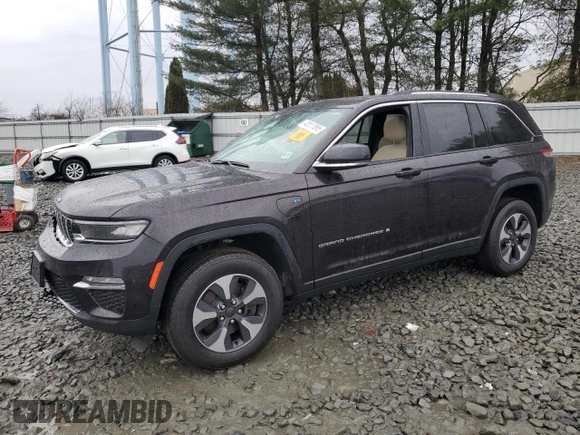 2022 Jeep Grand Cherokee with VIN 1C4RJYB61N8757034, listed as a Copart auction lot 42817095 with 23,396 mi miles and Salvage title. Bid and sale history available at DreamBid. Image 1.