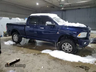 2017 Ram 2500 Laramie with VIN 3C6UR5FLXHG571712, listed as a Copart auction lot 43586025 with 197,337 mi miles and Salvage Title. Bid and sale history available at carsss.com. Image 4.