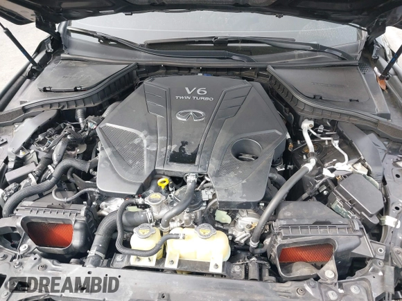 2019 Infiniti Q50 3.0t LUXE with VIN JN1EV7AP9KM518103, listed as a IAAI auction lot 41691978 with 44,517 mi miles. Bid and sale history available at carsss.com. Image 10.