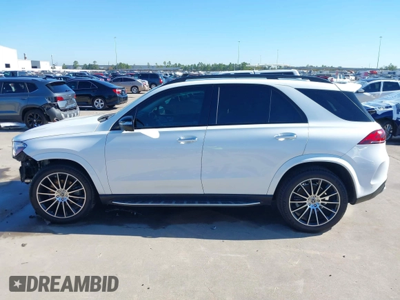 2021 Mercedes-Benz GLE 350 with VIN 4JGFB4JB2MA363374, listed as a IAAI auction lot 41211761 with 57,857 mi miles and . Bid and sale history available at DreamBid. Image 14.