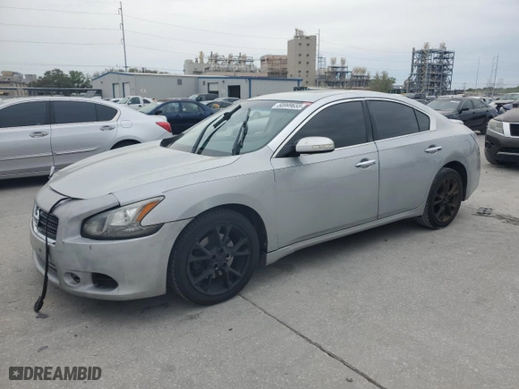 2012 Nissan Maxima 3.5 S with VIN 1N4AA5AP8CC802363, listed as a Copart auction lot 50999655 with 185,873 mi miles and Salvage Title. Bid and sale history available at carsss.com. Image 1.