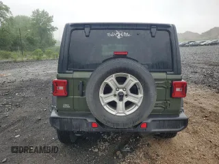 2021 Jeep Wrangler Unlimited Sport S с VIN 1C4HJXDN0MW659729, выставлен на аукционе Copart как лот 61238145 с пробегом 54 565 миль миль и Списание • Salvage title. История ставок и продаж доступна на DreamBid. Изображение 6.