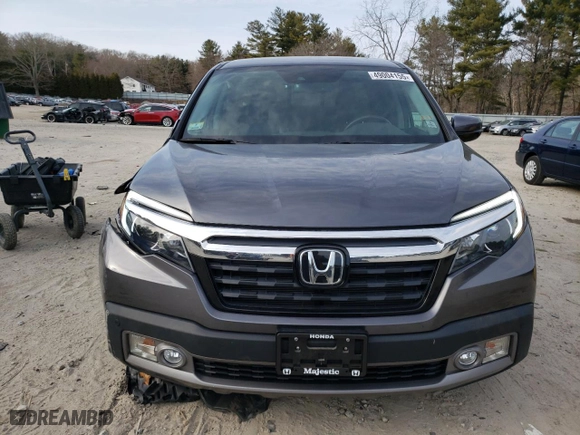 2020 Honda Ridgeline RTL-E with VIN 5FPYK3F72LB003269, listed as a Copart auction lot 49004155 with 34,793 mi miles and Salvage Title. Bid and sale history available at carsss.com. Image 5.