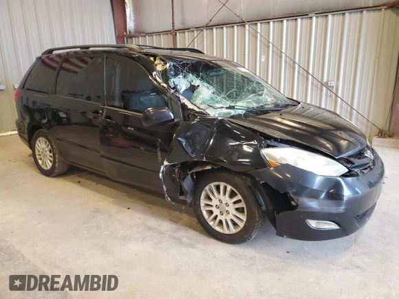 2008 Toyota Sienna XLE with VIN 5TDZK22C18S185799, listed as a Copart auction lot 53516245 with 159,634 mi miles and Non Repairable. Bid and sale history available at DreamBid. Image 4.