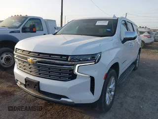 2022 Chevrolet Suburban Premier with VIN 1GNSCFKDXNR180648, listed as a IAAI auction lot 41853881 with 73,023 mi miles and . Bid and sale history available at DreamBid. Image 17.