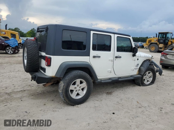 2008 Jeep Wrangler Unlimited Rubicon with VIN 1J8GA69198L547152, listed as a Copart auction lot 61539585 with 158,949 mi miles and Salvage title. Bid and sale history available at DreamBid. Image 3.