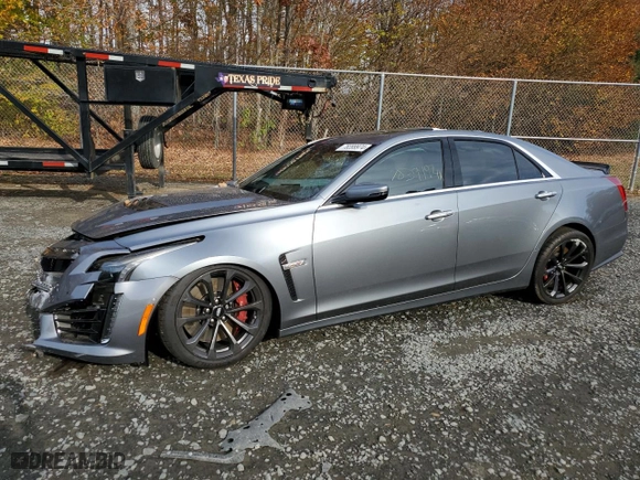 2019 Cadillac CTS-V Sedan with VIN 1G6A15S67K0115393, listed as a Copart auction lot 78399974 with NaN miles and Salvage Title. Bid and sale history available at carsss.com. Image 1.