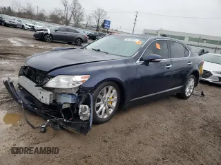 2010 Lexus LS 460 z VIN JTHCL5EF1A5005063, wystawiony jako Copart lot #86706074 z przebiegiem Nie podano mil oraz Szkoda całkowita • Salvage title. Historia ofert i sprzedaży dostępna na DreamBid. Obrazek 1.