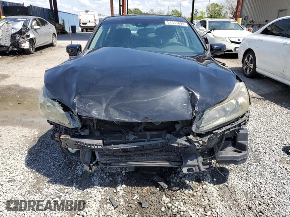 2014 Honda Accord Sedan EX-L with VIN 1HGCR2F84EA002493, listed as a Copart auction lot 51417895 with 117,636 mi miles and Salvage Title. Bid and sale history available at carsss.com. Image 5.
