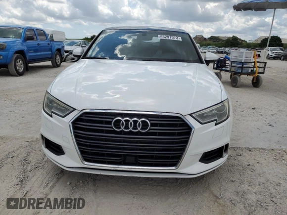 2017 Audi A3 Sedan Premium with VIN WAUAUGFF3H1027533, listed as a Copart auction lot 68297973 with 66,969 mi miles. Bid and sale history available at carsss.com. Image 5.