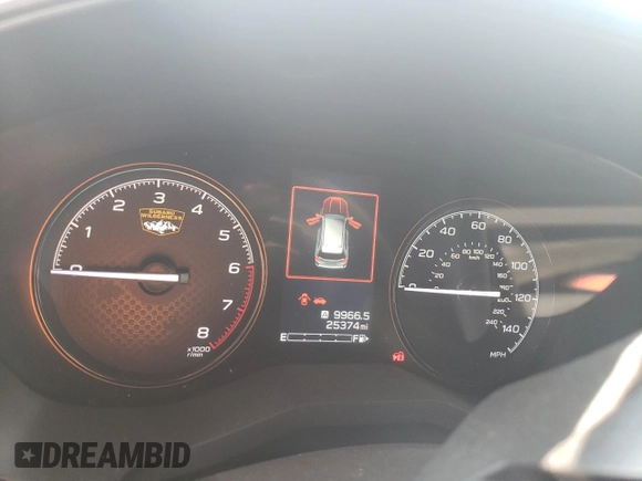 2022 Subaru Forester Wilderness with VIN JF2SKAMC3NH470112, listed as a Copart auction lot 60283445 with 25,374 mi miles and Salvage title. Bid and sale history available at DreamBid. Image 9.
