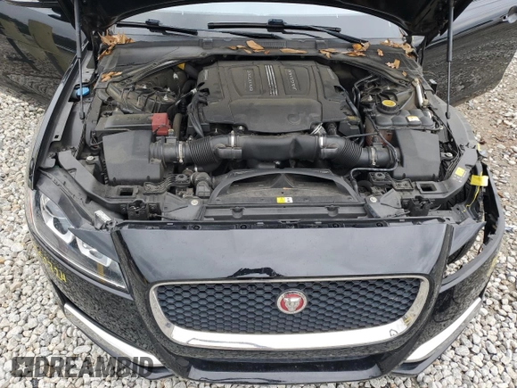 2017 Jaguar XF 35t Prestige with VIN SAJBE4BV2HCY37158, listed as a Copart auction lot 41450445 with 94,800 mi miles and Salvage Title. Bid and sale history available at carsss.com. Image 11.