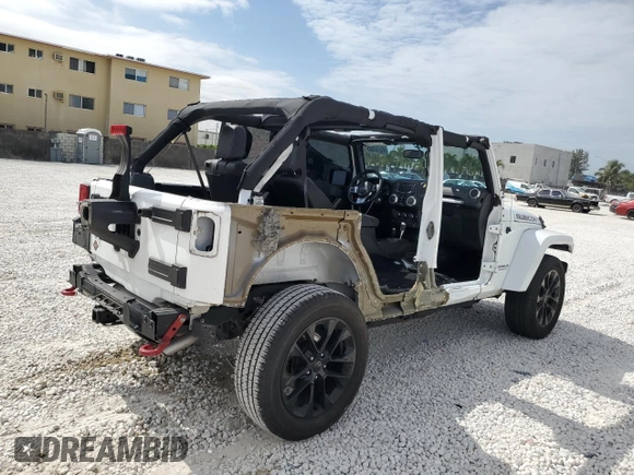 2016 Jeep Wrangler Unlimited Rubicon Hard Rock with VIN 1C4HJWFG3GL294803, listed as a Copart auction lot 45700565 with 35,034 mi miles and Salvage Title. Bid and sale history available at carsss.com. Image 3.