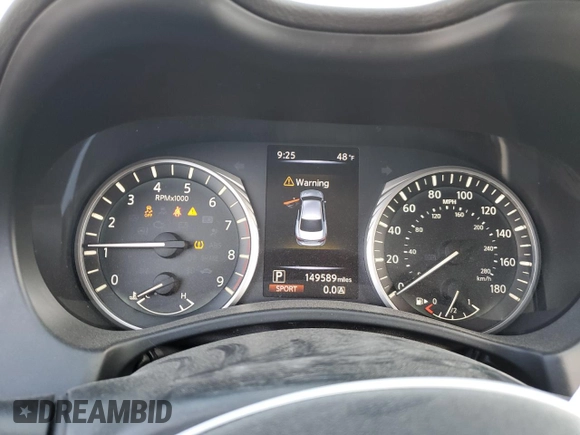 2018 Infiniti Q50 Sport z VIN JN1EV7AP1JM353789, wystawiony jako Copart lot #42676345 z przebiegiem 149 589 mil mil oraz Szkoda całkowita • Salvage title. Historia ofert i sprzedaży dostępna na DreamBid. Obrazek 9.