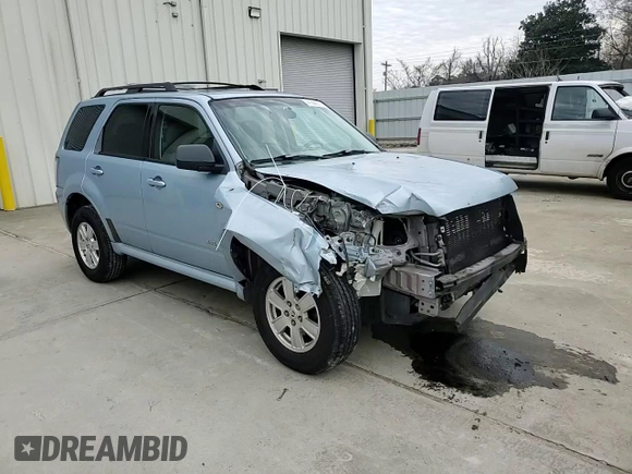 2008 Mercury Mariner with VIN 4M2CU81Z18KJ42798, listed as a Copart auction lot 41996975 with 237,496 mi miles and Salvage title. Bid and sale history available at DreamBid. Image 10.