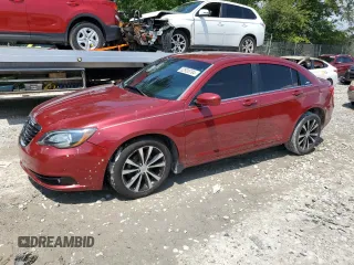 2014 Chrysler 200 Touring with VIN 1C3CCBBG9EN120551, listed as a Copart auction lot 62935784 with 100,642 mi miles and Salvage title. Bid and sale history available at DreamBid. Image 1.