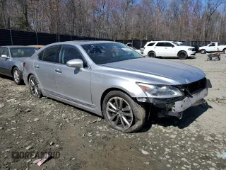 2013 Lexus LS 460 with VIN JTHCL5EF1D5017377, listed as a Copart auction lot 48390465 with 136,366 mi miles and Salvage title. Bid and sale history available at DreamBid. Image 4.