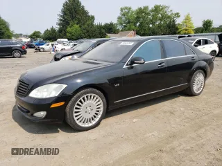 2007 Mercedes-Benz S 600 z VIN WDDNG76X77A104073, wystawiony jako Copart lot #59848785 z przebiegiem 113 722 mil mil oraz Szkoda całkowita • Salvage title. Historia ofert i sprzedaży dostępna na DreamBid. Obrazek 1.