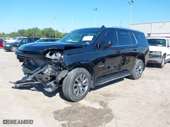 2023 Chevrolet Tahoe LS with VIN 1GNSCMKD9PR157174, listed as a IAAI auction lot 40299056 with 25,588 mi miles. Bid and sale history available at carsss.com. Image 22.