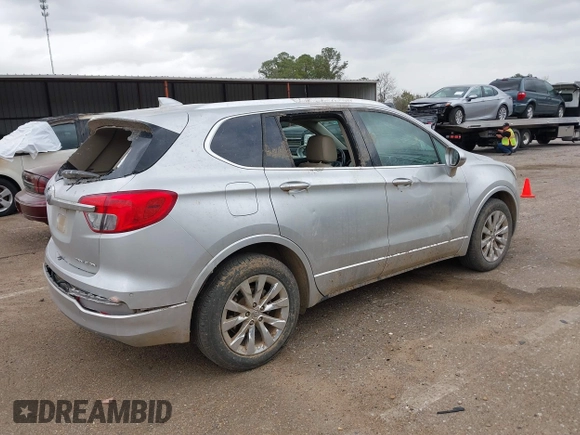 2017 Buick Envision Essence with VIN LRBFXBSA3HD098791, listed as a IAAI auction lot 41830140 with 80,302 mi miles and . Bid and sale history available at DreamBid. Image 4.
