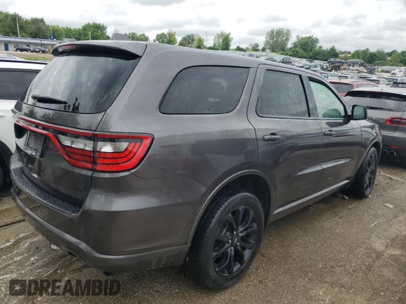 2020 Dodge Durango GT Plus with VIN 1C4RDJDG0LC186117, listed as a Copart auction lot 54266834 with 65,315 mi miles and Salvage title. Bid and sale history available at DreamBid. Image 3.
