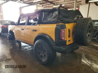 2021 Ford Bronco with VIN 1FMEE5DH6MLA64578, listed as a Copart auction lot 86190584 with 75,313 mi miles and Salvage Title. Bid and sale history available at carsss.com. Image 2.