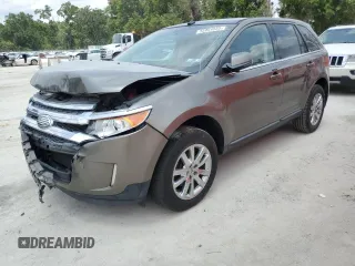 2013 Ford Edge Limited with VIN 2FMDK3KCXDBB05357, listed as a Copart auction lot 55954835 with 101,441 mi miles and Salvage title. Bid and sale history available at DreamBid. Image 1.