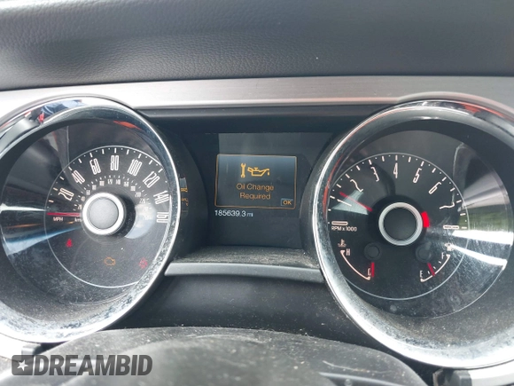 2014 Ford Mustang V6 with VIN 1ZVBP8AM4E5265015, listed as a IAAI auction lot 42439824 with 185,639 mi miles and . Bid and sale history available at DreamBid. Image 7.