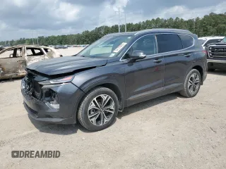 2020 Hyundai Santa Fe Limited with VIN 5NMS53AA8LH282847, listed as a Copart auction lot 54123895 with 62,874 mi miles and Salvage Title. Bid and sale history available at carsss.com. Image 1.