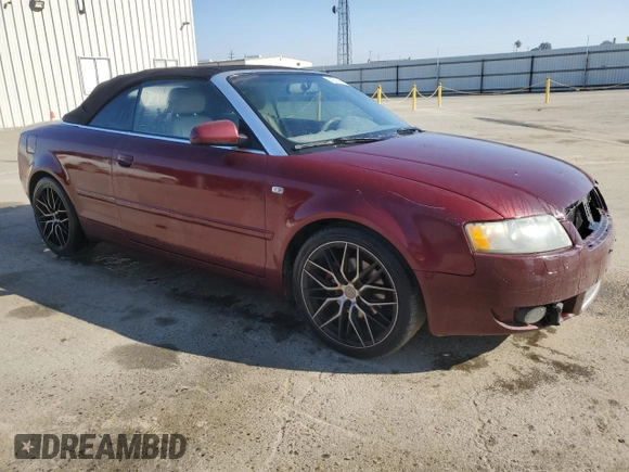 2005 Audi A4 1.8T z VIN WAUAC48H45K010925, wystawiony jako Copart lot #42209355 z przebiegiem 124 129 mil mil oraz Szkoda całkowita • Salvage title. Historia ofert i sprzedaży dostępna na DreamBid. Obrazek 4.