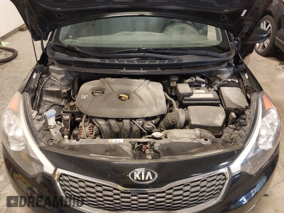 2016 Kia Forte LX with VIN KNAFK4A61G5523911, listed as a IAAI auction lot 41259147 with 114,740 mi miles. Bid and sale history available at carsss.com. Image 10.