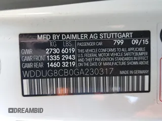 2016 Mercedes-Benz S 550 with VIN WDDUG8CB0GA230317, listed as a Copart auction lot 88218235 with 89,540 mi miles and Salvage Title. Bid and sale history available at carsss.com. Image 13.