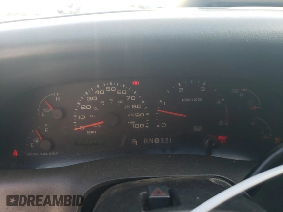 2003 Ford F-350 XL with VIN 1FTSX31P63EB83848, listed as a Copart auction lot 72834204 with 238,549 mi miles and Salvage Title. Bid and sale history available at DreamBid. Image 9.