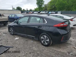2019 Hyundai Ioniq SEL with VIN KMHC75LC8KU106716, listed as a Copart auction lot 53652815 with 49,948 mi miles and Salvage Title. Bid and sale history available at DreamBid. Image 2.