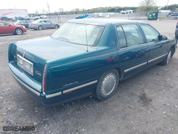 1999 Cadillac DeVille DHS with VIN 1G6KE54Y9XU766791, listed as a IAAI auction lot 42005553 with 140,515 mi miles. Bid and sale history available at carsss.com. Image 4.