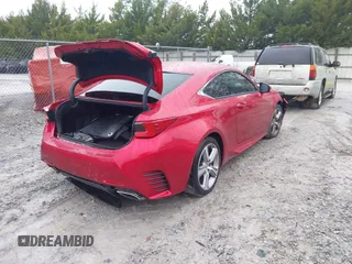 2016 Lexus RC 200t F Sport with VIN JTHHA5BC0G5002928, listed as a IAAI auction lot 41306766 with 114,811 mi miles and . Bid and sale history available at DreamBid. Image 4.
