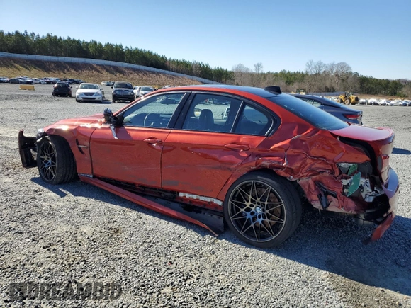 2018 BMW M3 with VIN WBS8M9C52J5L00719, listed as a Copart auction lot 40472924 with 35,672 mi miles. Bid and sale history available at carsss.com. Image 2.