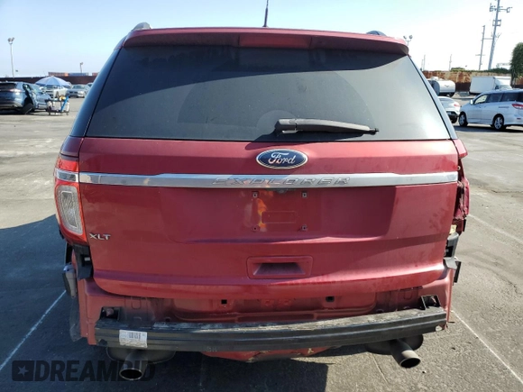 2013 Ford Explorer XLT with VIN 1FM5K7D88DGB53582, listed as a Copart auction lot 55087565 with 183,503 mi miles and Salvage Title. Bid and sale history available at carsss.com. Image 6.