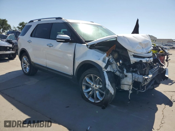 2015 Ford Explorer Limited with VIN 1FM5K8F81FGC51021, listed as a Copart auction lot 54855095 with Not Provided miles and Salvage Title. Bid and sale history available at DreamBid. Image 4.