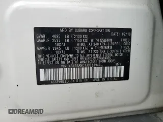 2018 Subaru Outback Limited with VIN 4S4BSANC1J3313940, listed as a Copart auction lot 59619065 with 93,119 mi miles and Salvage title. Bid and sale history available at DreamBid. Image 13.