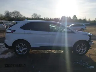 2017 Ford Edge Titanium with VIN 2FMPK4K98HBB31582, listed as a IAAI auction lot 41752885 with 119,196 mi miles. Bid and sale history available at carsss.com. Image 14.