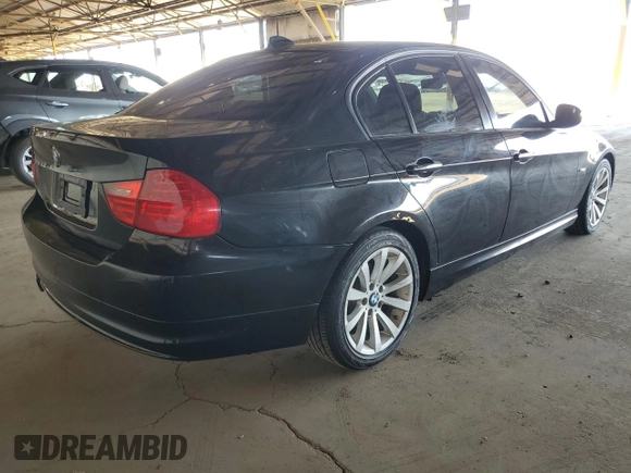 2011 BMW 3 Series 328i with VIN WBAPH5C5XBA443620, listed as a Copart auction lot 54633355 with 168,579 mi miles and Clean Title. Bid and sale history available at carsss.com. Image 3.