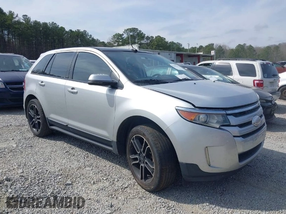 2013 Ford Edge SEL with VIN 2FMDK3J96DBA04984, listed as a IAAI auction lot 41801312 with 261,000 mi miles. Bid and sale history available at carsss.com. Image 1.