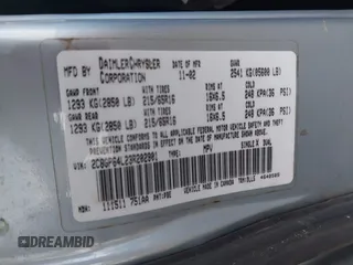 2003 Chrysler Town & Country Limited with VIN 2C8GP64L23R202901, listed as a IAAI auction lot 42078656 with 255,974 mi miles. Bid and sale history available at carsss.com. Image 9.