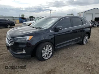 2022 Ford Edge Titanium with VIN 2FMPK4K92NBA40027, listed as a Copart auction lot 58141375 with 80,818 mi miles and Salvage title. Bid and sale history available at DreamBid. Image 1.